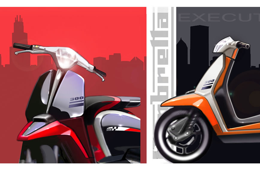 Gogoro battery swap scooter 